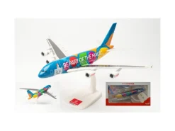 HERPA HP613842 AIRBUS A380 EMIRATES DESTINATION DUBAI 1:250 Modellino