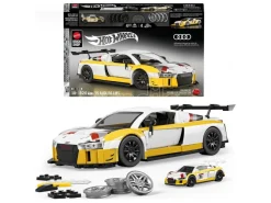 Hot Wheels Elite Mattel Brick Shop Building Set 1/16 '15 Audi R8 LMS Mattel