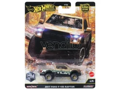 Hot Wheels Premium Car Culture Diecast Vehicle 1/64 2017 Ford F-150 Raptor Mattel