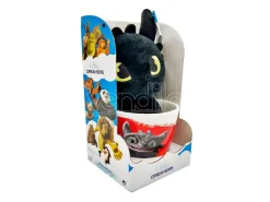 How To Train Your Dragon Toothless Tazza + Peluche 18cm Dreamworks