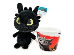 How To Train Your Dragon Toothless Tazza + Peluche 18cm Dreamworks