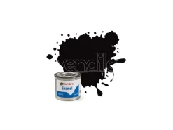 HUMBROL AA6392 No.201 BLACK  METALLIC Pz.6 Modellino