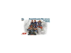 Icm Icm35061 French Infantry Figura 1:35 Modellino