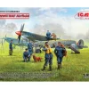 ICM ICMDS4802 WWII RAF AIRFIELD SPITFIRE Mk.IX - Mk.VII KIT 1:48 Modellino