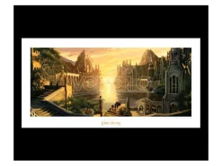 Il Signore Degli Anelli Art Print The Grey Havens 59 X 30 Cm Weta Workshop