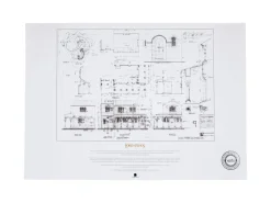 Il Signore Degli Anelli Blueprint Art Print The Courtyard Of Minas Tirith 59 X 42 Cm Weta Workshop