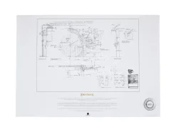 Il Signore Degli Anelli Blueprint Art Print The Grey Havens 59 X 42 Cm Weta Workshop