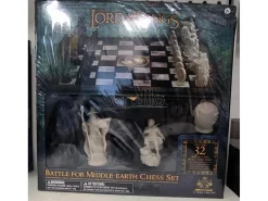 Il Signore degli Anelli Scacchiera Scacchi Replica Battaglia della Terra di Mezzo Noble Scatola Rovinata