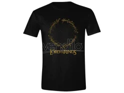 Il Signore Degli Anelli T-shirt Logo Inscription Pcmerch