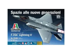 Italeri IT2506 F-35A LIGHTING II LOCKHEED (49 cm) DECALS x 5 VERSIONI  KIT 1:32 Modellino