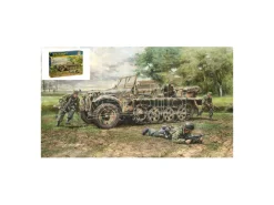 Italeri IT6561 SD.KFZ.10 DEMAG D7 WITH GERMAN PARATROOPERS KIT 1:35 Modellino