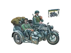 ITALERI IT0317 ZUNDAPP KS750 W/SIDECAR KIT 1:35 Modellino