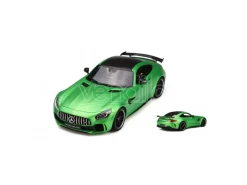 Ixo model GT179 MERCEDES AMG GT-R GREEN 1:18 Modellino