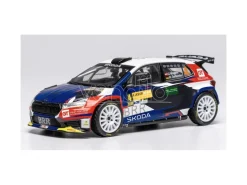 IXO MODEL RAM950 SKODA FABIA RALLY2 N.4 LAVANTTAL RALLY 2024 J.WAGNER-H.OSTLENDER 1:43 Modellino