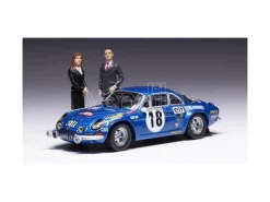 IXO MODEL SPRM001-73 ALPINE REN.1800 S N.18 WINN.RALLY MONTE C.1973 W/FIG.ANDRUET/PETIT 1:43 Modellino