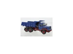 IXO MODEL TRUD004 MAGIRUS JUPITER 6x6 BLUE/RED MULDENKIPPER 1:43 Modellino