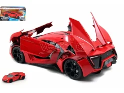 Jada 97377 Fast & Furious 7 Hyperspot Lykan Rossa 1:24 Die-cast Modellino