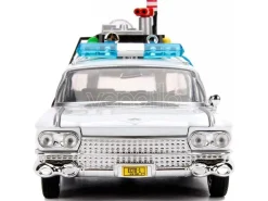 Jada Cadillac Ghostbustoers Ecto-1 1959 Die Cast 1:24 Funzionamento A Ruota Libera