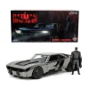 Jada Toys Jada15012 Batman Batmobile 2022 Comic Con Figure, Black Chrome 1:24 Modellino