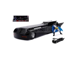 JADA TOYS JADA30916 BATMOBILE W/BATMAN FIGURE ANIMATED TV SERIES 1:24 Modellino