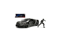 JADA TOYS JADA99723 BLACK PANTHER W/LYKAN HYPERSPORT 1:24 Modellino