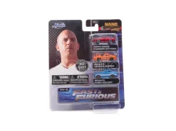JADA TOYS JADA31124 BLISTER 3 AUTO NANO HOLLYWOOD FAST & FURIOUS cm 4 Modellino