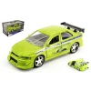 JADA TOYS JADA99789 BRIAN'S MITSUBISHI LANCER EVOLUTION VII FAST & FURIOUS GREEN 1:32 Modellino