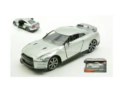 JADA TOYS JADA97383 BRIAN'S NISSAN SKYLINE GT-R R35 2009 FAST & FURIOUS SILVER 1:32 Modellino