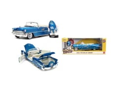 Jada Toys Jada253255067 Cadillac Eldorado Con Blue Figura M&m's 1956 Blue 1:24 Modellino