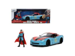 JADA TOYS JADA25024 CHEVROLET CORVETTE MARVEL DOCTOR STRANGE BLUE/RED 1:24 Modellino
