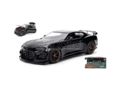 JADA TOYS JADA36475 CHEVROLET CAMARO 2024 FAST & FURIOUS BLACK 1:24 Modellino