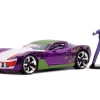 JADA TOYS JADA52016 CHEVROLET CORVETTE STINGRAY THE JOKER 2009 PURPLE/GREEN/WHITE 1:32 Modellino