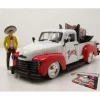 Jada Toys Jada31968 Chevrolet Pick Up 1953 Con Tapatio Charro Man Figura White/red 1:24 Modellino