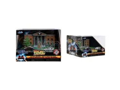 Jada Toys Jada253253020 Diorama Clock Tower Ritorno Al Futuro (cars Mm 40) Nano Scene Modellino