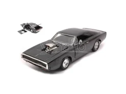 JADA TOYS JADA31942 DODGE CHARGER RT 1970 FAST & FURIOUS BLACK 1:24 Modellino