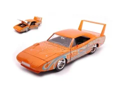 JADA TOYS JADA31389 DODGE CHARGER DAYTONA I LOVE THE 60s METALLIC ORANGE 1:24 Modellino