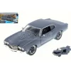 JADA TOYS JADA97835 DOM CHEVY CHEVELLE SS FAST & FURIOUS GREY 1:24 Modellino