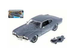 JADA TOYS JADA97835 DOM CHEVY CHEVELLE SS FAST & FURIOUS GREY 1:24 Modellino