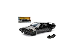 JADA TOYS JADA98292 DOM S PLYMOUTH GTX FAST & FURIOUS 8 BLACK 1:24 Modellino