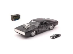JADA TOYS JADA97214 DOM'S DODGE CHARGER R/T FAST & FURIOUS MATT BLACK 1:32 Modellino