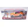 Jada Toys Jada32046 Ford Bronco 1973 W/macho Man Figura Orange/purple/white 1:24 Modellino