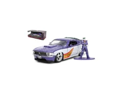 JADA TOYS JADA53004 FORD MUSTANG THE JOKER WHITE/PURPLE 1:32 Modellino