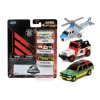 JADA TOYS JADA51012 JURASSIC PARK 3-PACK A NANO CARS Modellino