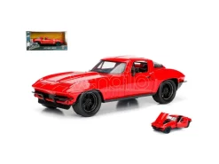 JADA TOYS JADA98298 LETTY S CHEVY CORVETTE FAST & FURIOUS 8 RED 1:24 Modellino