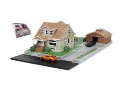 JADA TOYS JADA253203081 NANO DOM'S HOUSE DIORAMA FAST & FURIOUS (CAR cm 4) Modellino