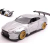 JADA TOYS JADA31377 NISSAN GT-R (R35) BEN SOPRA I LOVE THE 2000s PRIMER CANDY SILVER 1:24 Modellino
