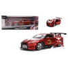 JADA TOYS JADA31908 NISSAN SKYLINE GTR R-35 2009 W/POWER RANGER FIGURE 1:24 Modellino