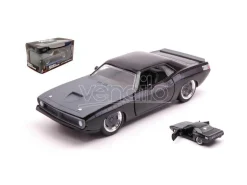 JADA TOYS JADA97206 PLYMOUTH BARRACUDA FAST & FURIOUS BLACK 1:32 Modellino