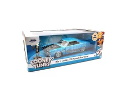 Jada Toys Jada32038 Plymouth Road Runner 1970 Looney Tunes Con Wile E Coyote Figura 1:24 Modellino