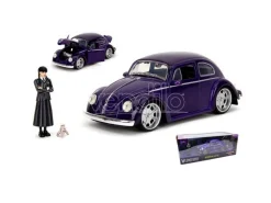 Jada Toys Jada253255076 Vw Beetle Wednesday Con Figura 1:24 Modellino